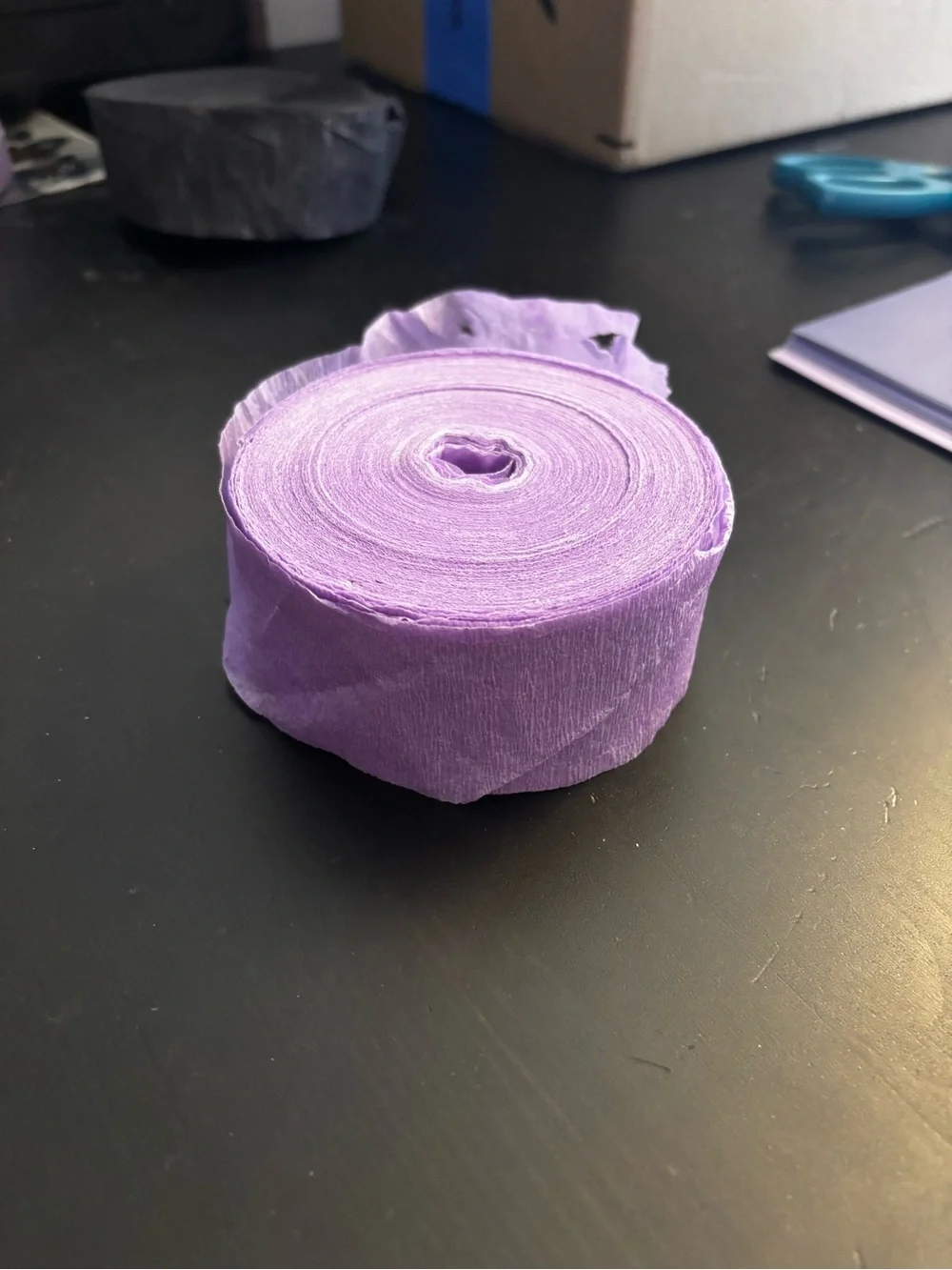 Purple Crepe Streamer Roll - Party Supplies